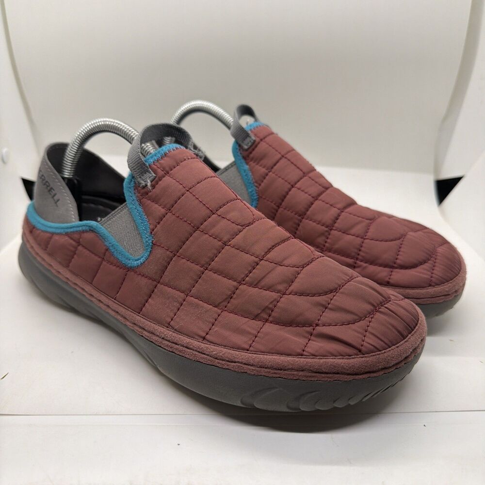 Merrell Hut Moc Loafer Slip-on Men's Size 9 US Maroon Slippers